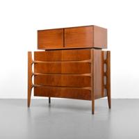 William Hinn Tall Cabinet , Dresser - Sold for $3,250 on 05-06-2017 (Lot 261).jpg